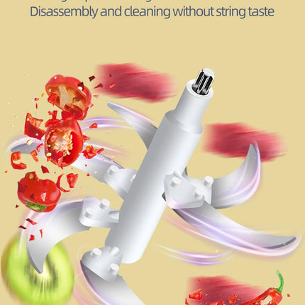 Electric Meat Grinder 5L, Stainless Steel Food Shredder, Multifunctional Vegetable Slicer, Processor, Kitchen Blender