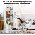 Ventilatore senza pale da 16 pollici, a torre con diametro di 80 cm °   Base oscillante, telecomando, regolazione continua della velocità, display LED, funzione di spegnimento automatico, ventola di raffreddamento portatile