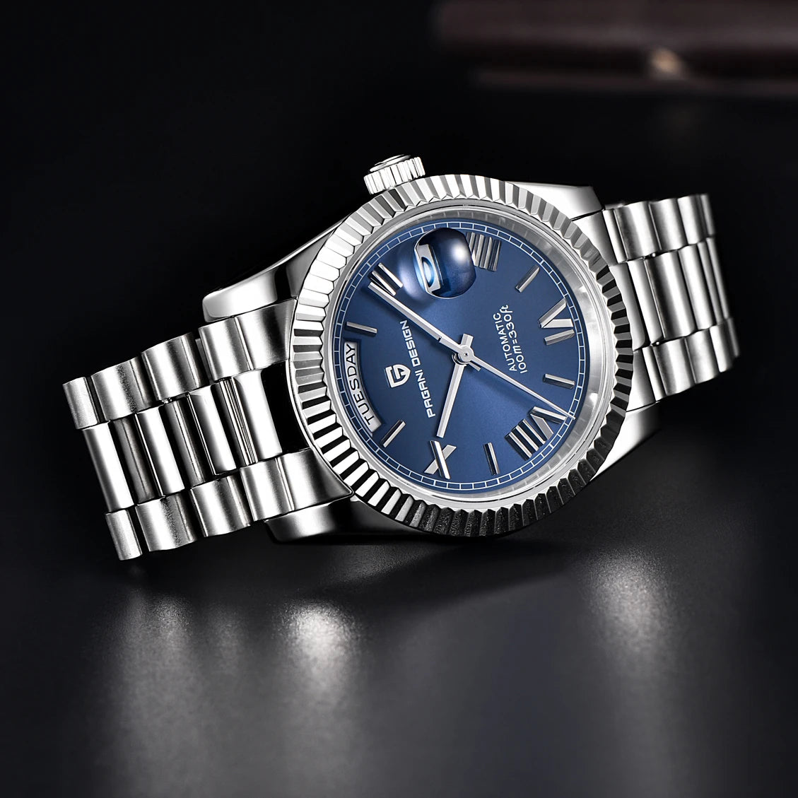Nuovo Orologio PAGANI DESIGN 2026 con Fasi Lunari, Orologio al Quarzo di Lusso Dorato, Cronografo Sportivo da Uomo VK63, Impermeabile, Vetro Zaffiro AR, Orologio da Polso Luminoso con Ghiera in Ceramica, Cassa in Acciaio Inos