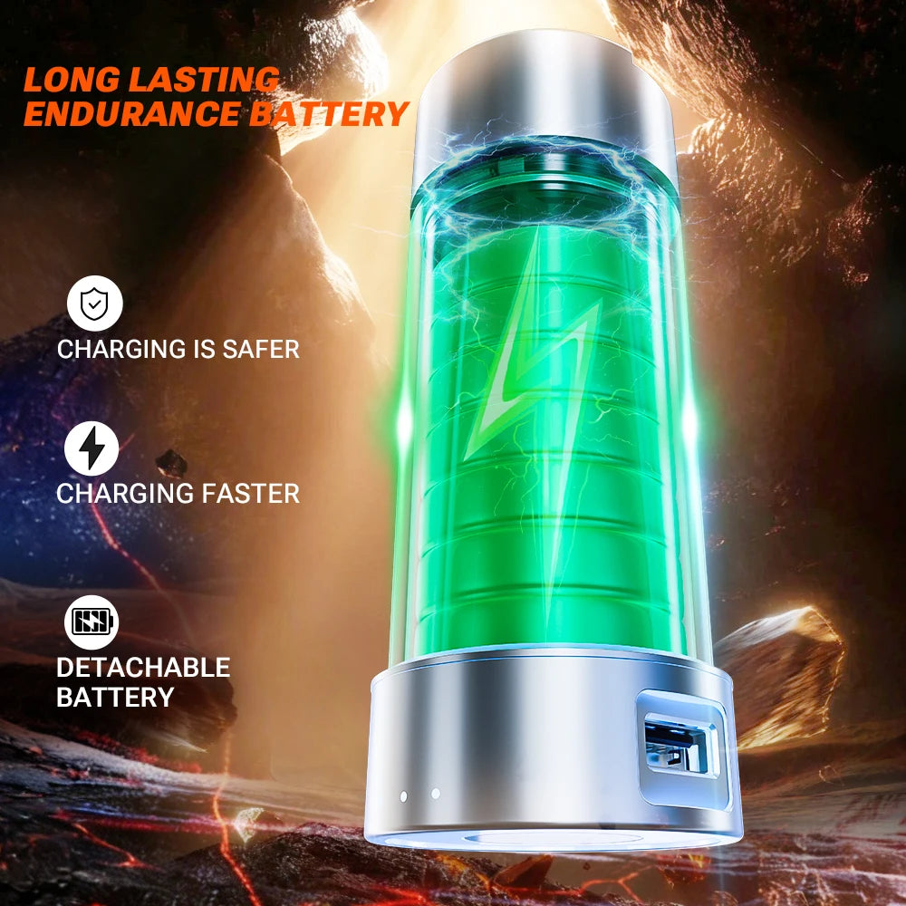 SZUK Neuer kabelloser Auto-Staubsauger, tragbarer Handstaubsauger, Mini-Gebläse mit LED-Licht, leistungsstarker Akku-Staubsauger