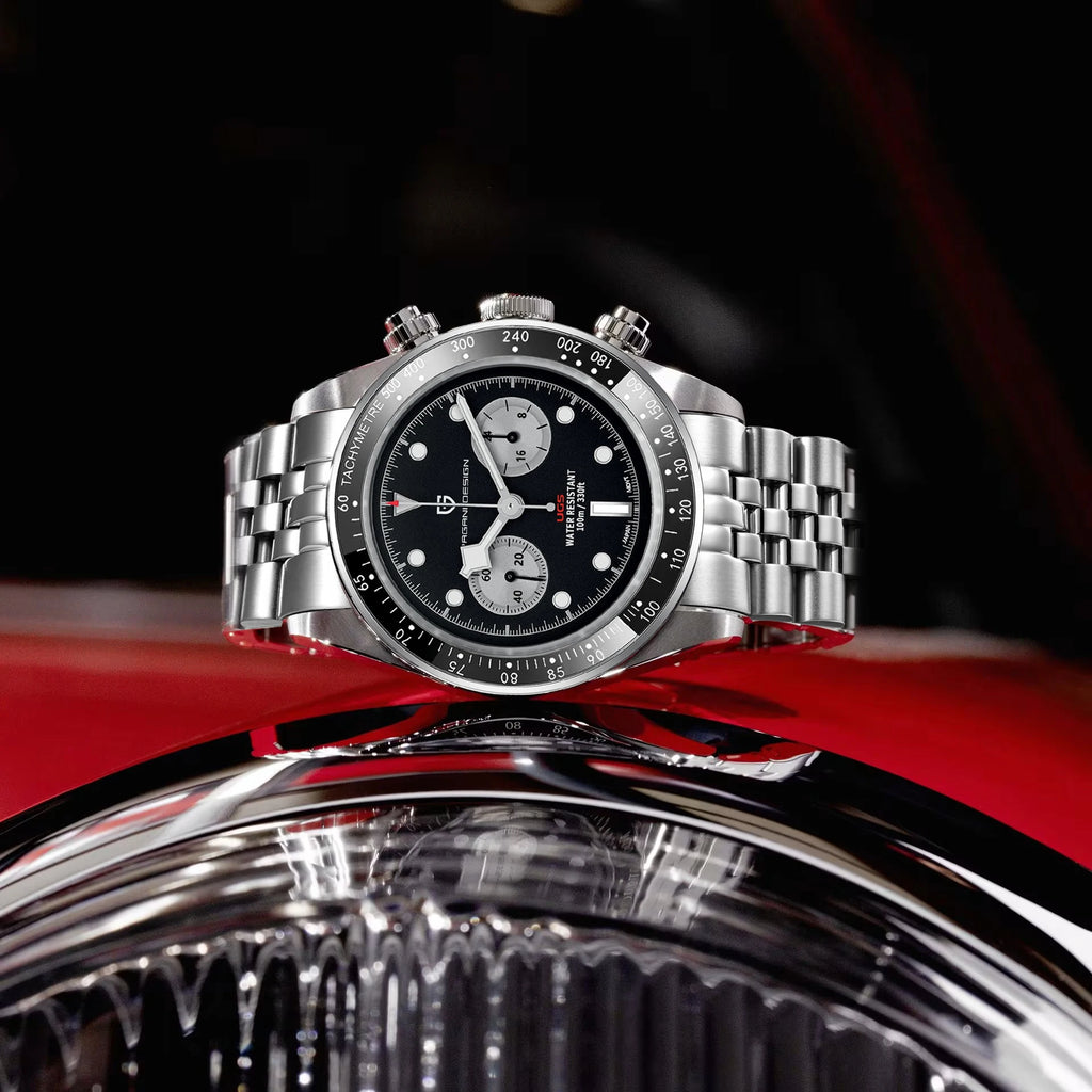 Nuovo Orologio da Uomo PAGANI DESIGN BB Panda 2026, Orologio al Quarzo di Lusso Retrò, Cronografo Sportivo da Polso, Impermeabile 100M, Luminoso