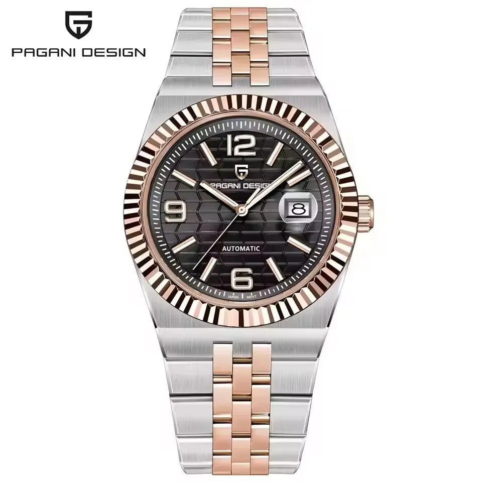 PAGANI DESIGN Orologio da Polso Meccanico Uomo Modello PD-YS027 Acciaio Inossidabile Vetro Zaffiro