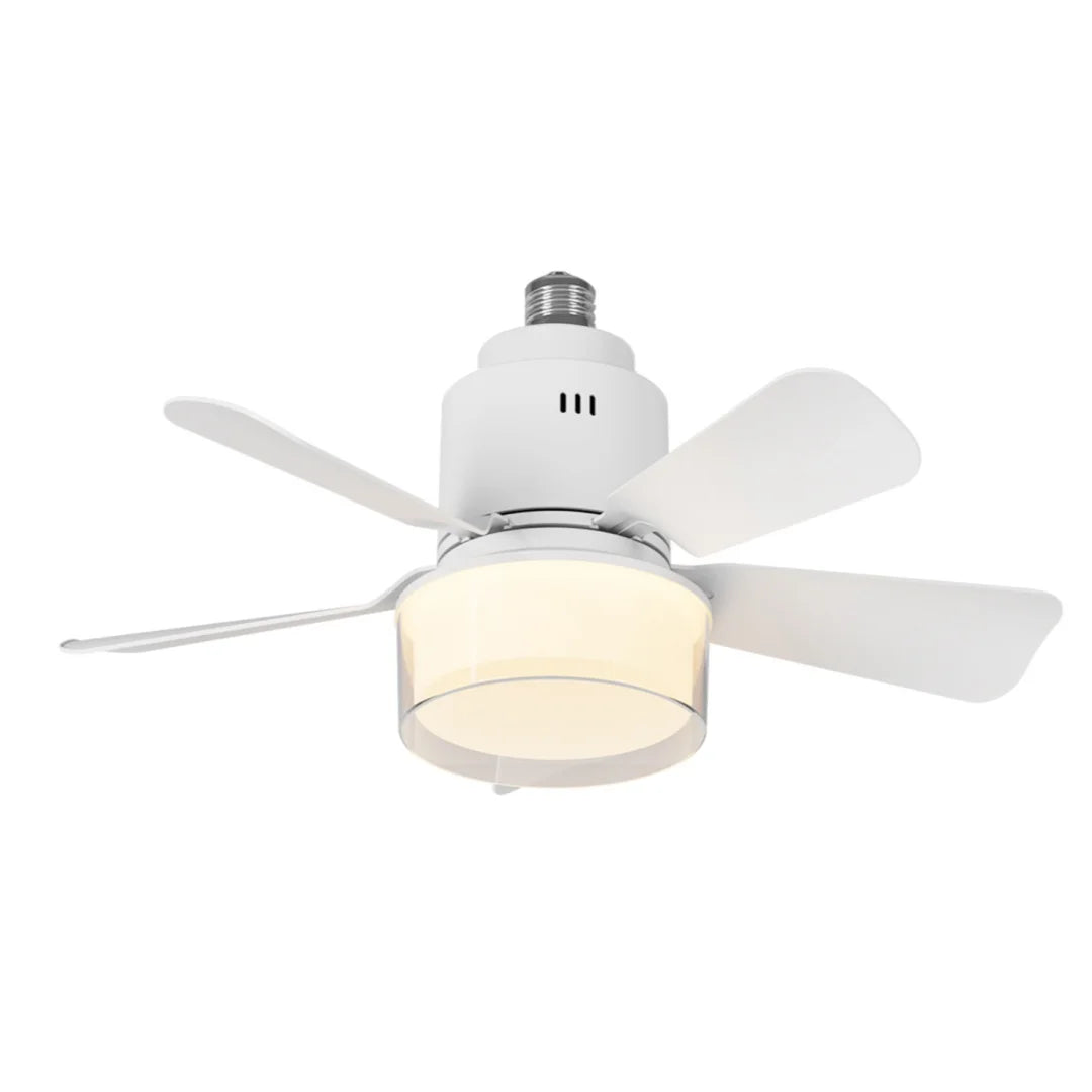 Ventilatore da soffitto a LED con luce, dimmerabile, controllo tramite app, 6 velocità, timer, 3000K-6500K