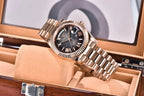 PAGANI DESIGN Orologio da Polso Meccanico Automatico Uomo D36 Oro Rosa Acciaio Inossidabile Vetro Zaffiro