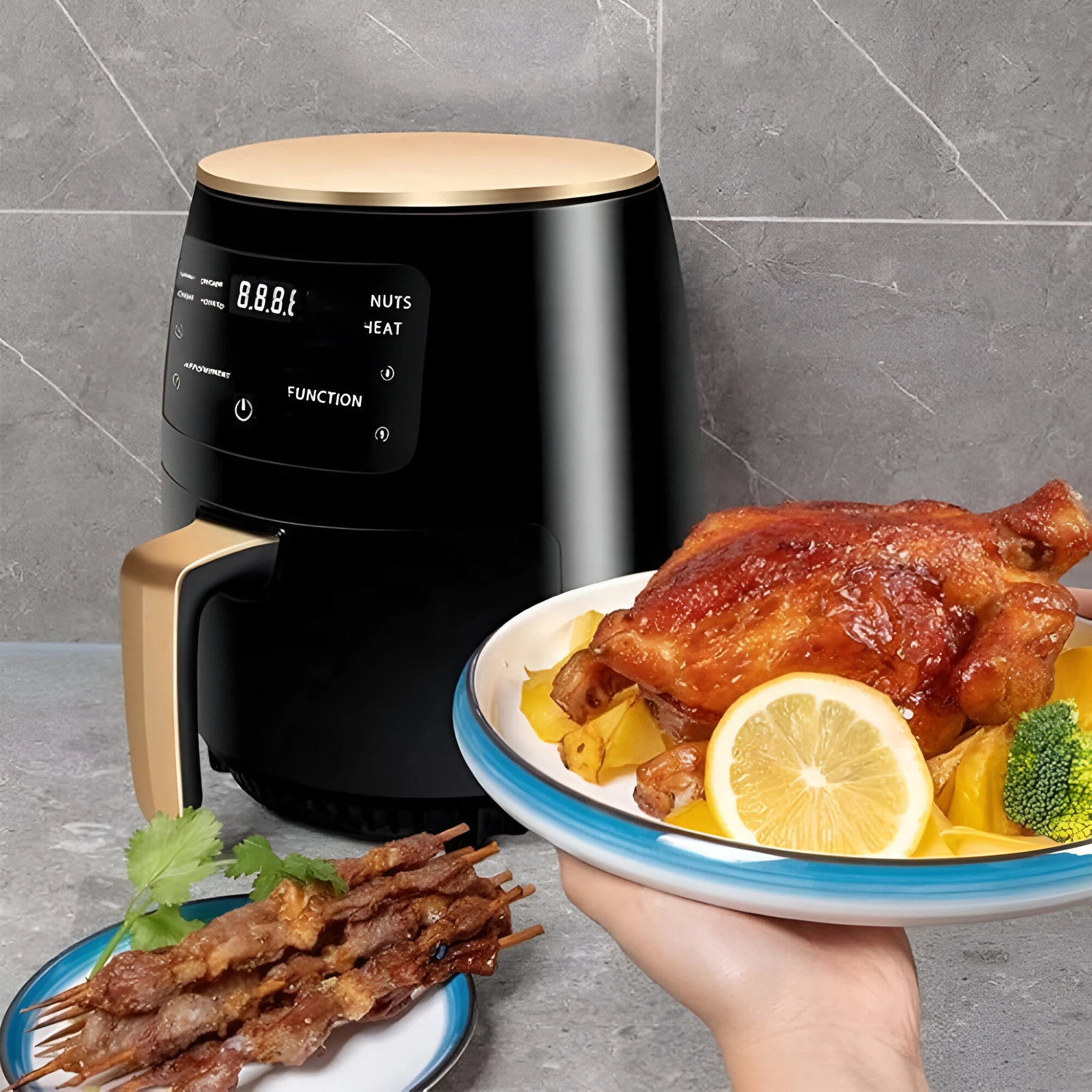 Friggitrice ad Aria 8L 2400W - Cottura per Famiglia