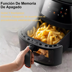 Friggitrice ad Aria Calda Elettrica 2400W 8L con Display LED e 8 Modalità Programmabili