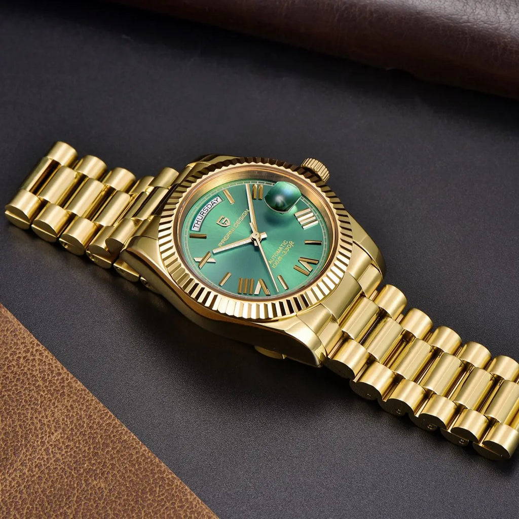 PAGANI DESIGN DD36 Oro Verde V2 Mechanische Herrenuhren Luxus-Automatikuhr für Herren 2026 Neue Armbanduhr mit Saphirglas AR