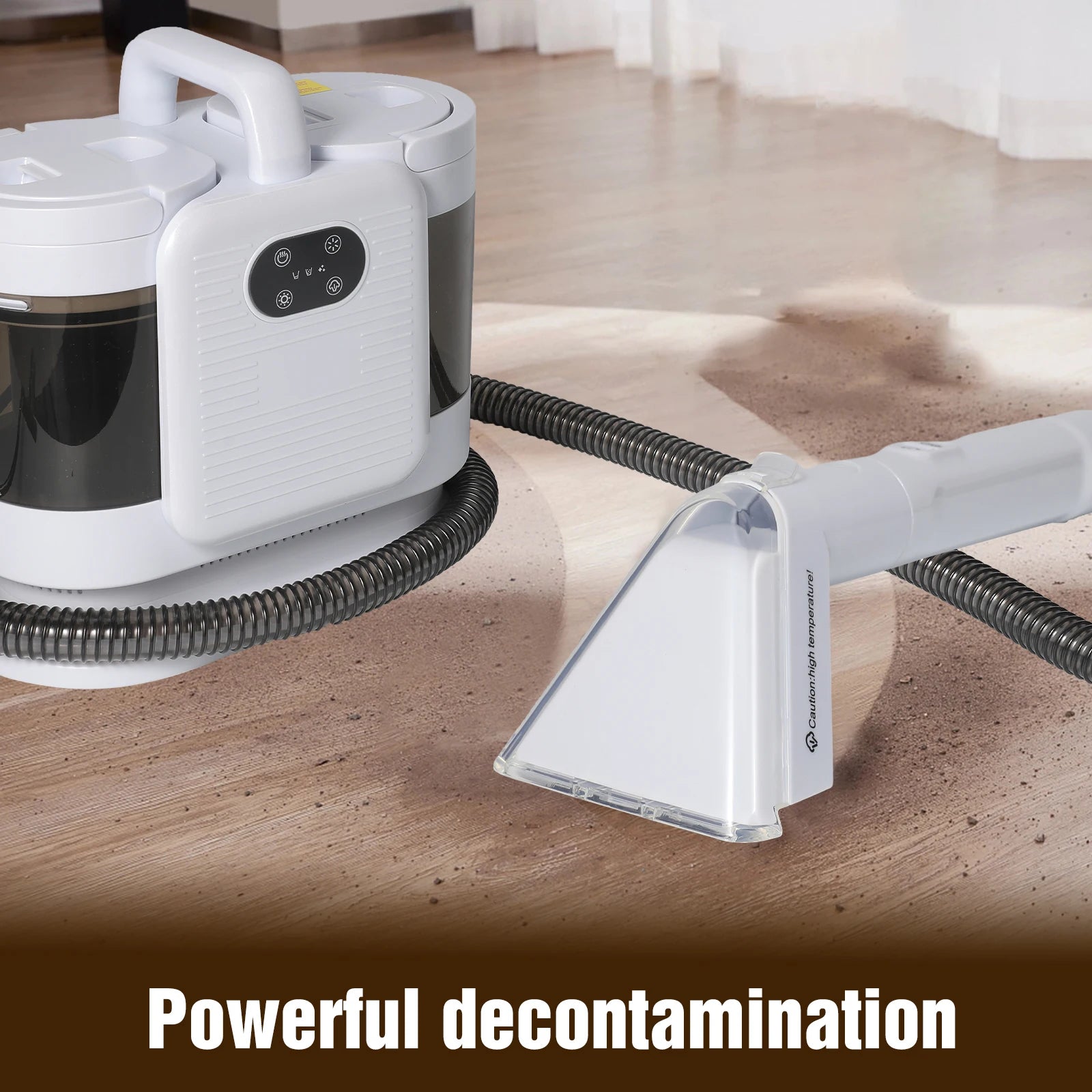 2-in-1 Dampfreiniger mit Sprühfunktion, 1650W, intelligenter tragbarer Roboter für die Reinigung von Teppichen, Sofas und Autos, Smart Home Gerät
