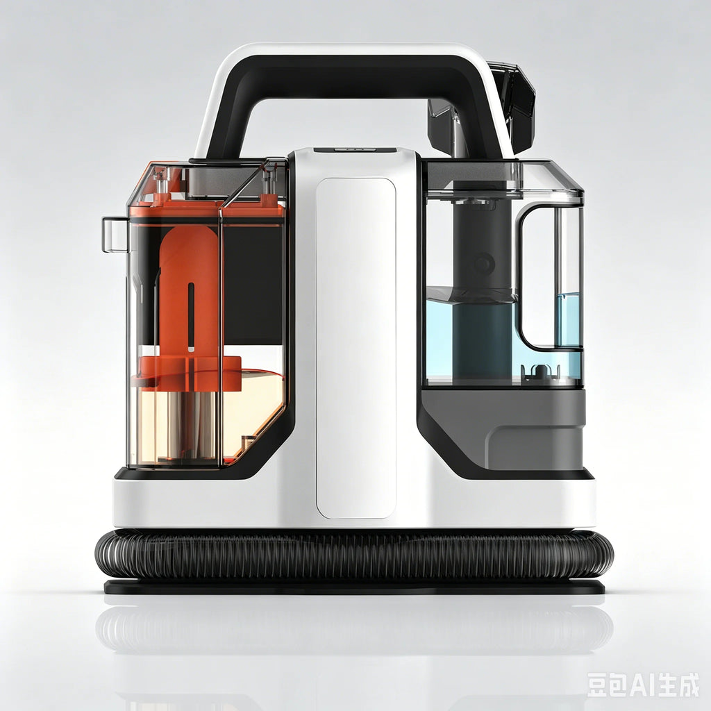 Tragbarer Teppichreiniger 750W, 15Kpa, Nassreinigungsmaschine für Stoffe und Sofas, tragbar für Autos und Tierhaare
