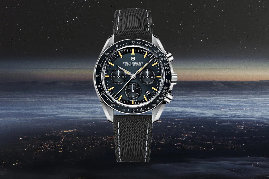 PAGANI DESIGN Orologio da Polso Quarzo PD1701 - Cassa in Acciaio Inossidabile, Vetro Zaffiro, Impermeabile 10 Bar