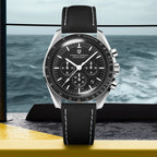 PAGANI DESIGN Moon ST6 Orologio da Uomo al Quarzo con Cronografo, Cassa in Acciaio Inossidabile, Vetro Zaffiro, Modello PD1701