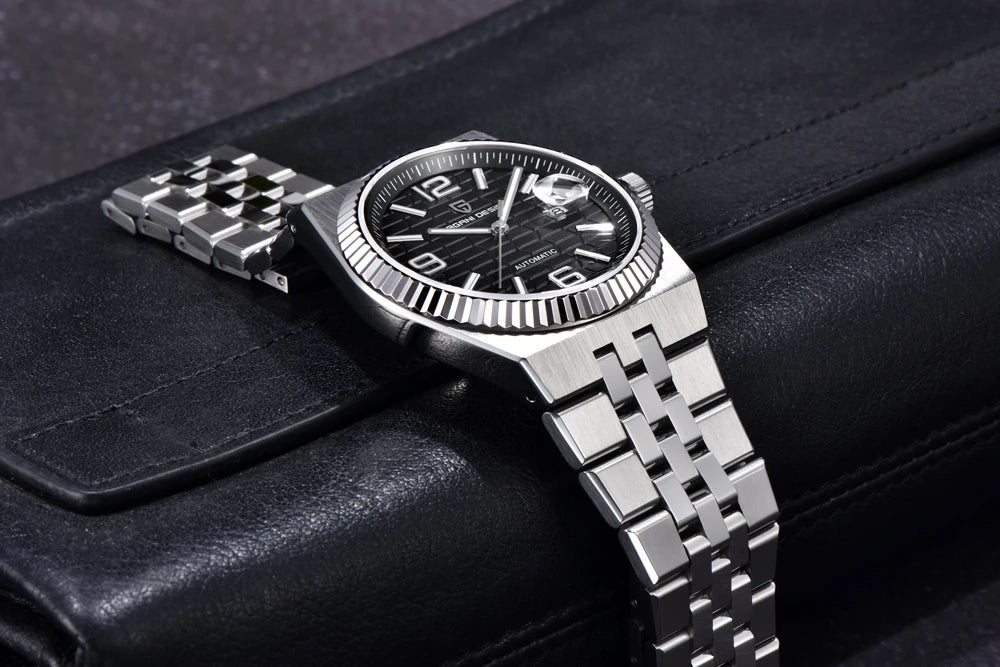 Nuovo Orologio da Uomo PAGANI DESIGN 2026, Orologio Automatico di Lusso, Meccanico, con Vetro Zaffiro AR, Luminoso, Durevole, in Acciaio Inossidabile