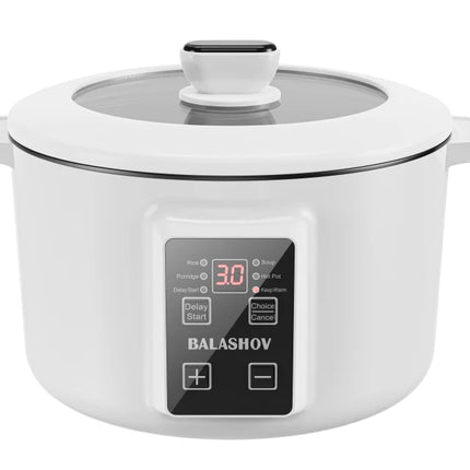 220V Multifunctional Cooker Single/Double Layer Portable Electric Pot 1.7L Household Non-Stick Pan for Ramen, Dumplings, Oatmeal