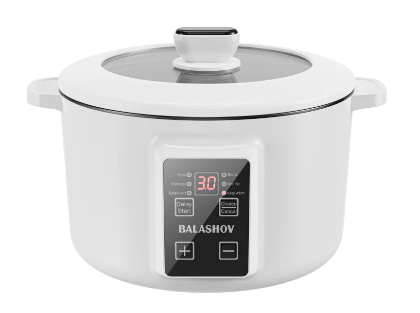 Multi-Kocher 220V Tragbarer Ein-/Doppelschicht-Elektrotopf 1,7L Antihaft-Heimküchentopf für Ramen, Knödel, Haferflocken