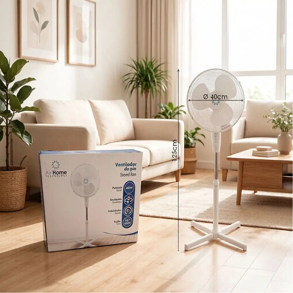 Standventilator 16 Zoll 40 cm 40 W