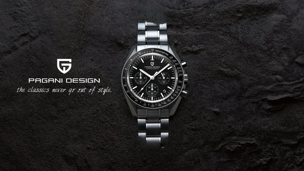 PAGANI DESIGN Orologio da Polso al Quarzo Uomo Modello PD-1701 Cronografo Vetro Zaffiro