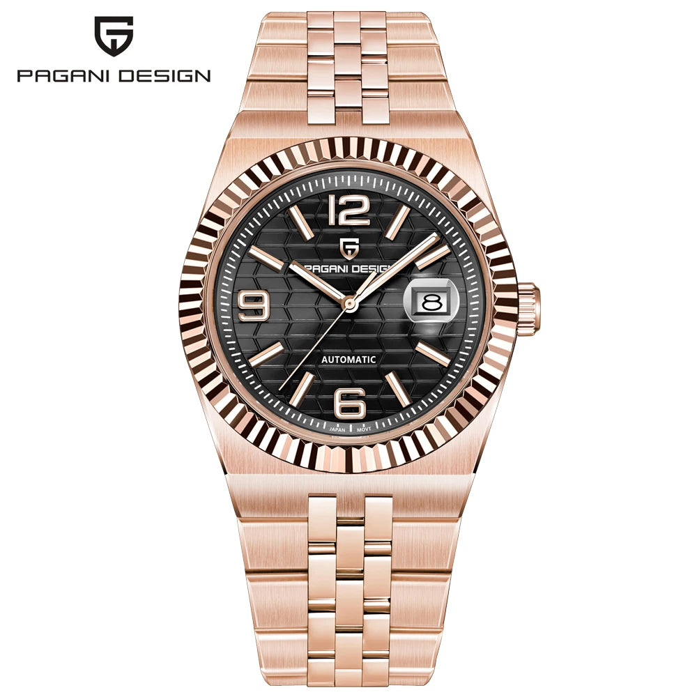 Nuovi orologi PAGANI DESIGN da uomo, orologio automatico di lusso di alta gamma, movimento Miyota, orologi meccanici con bracciale, vetro zaffiro AR, acciaio inossidabile, impermeabile, luminoso, regalo alla moda per uomo