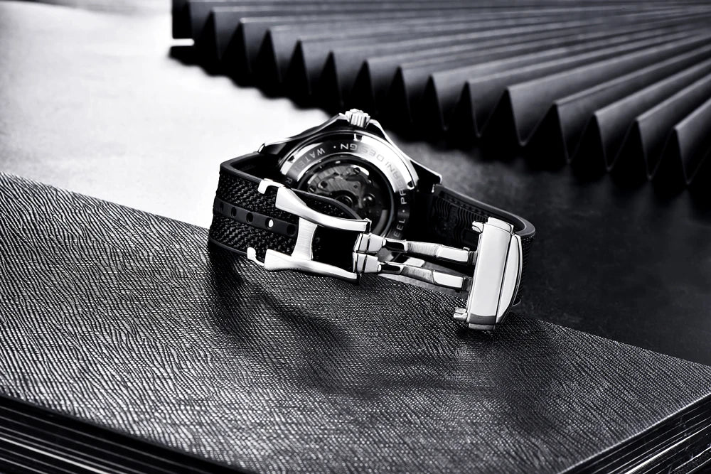 PAGANI DESIGN Orologio Automatico Retrò per Uomo, Acciaio Inossidabile, Modello PD1667