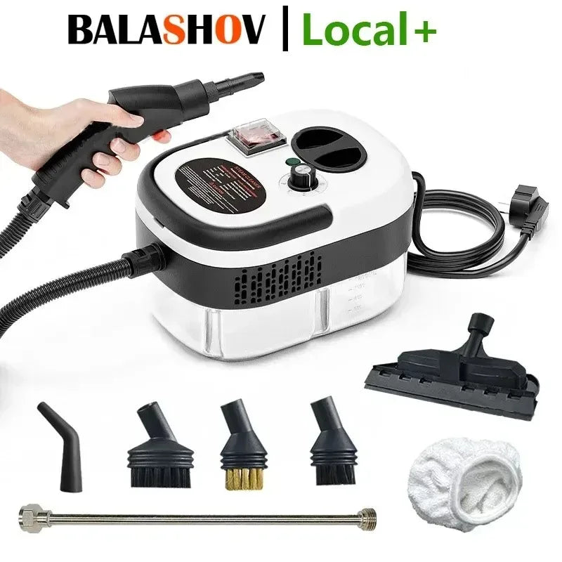 2500 W Dampfreiniger Hochtemperatur-Sterilisations-Druckstrahl-Waschmaschine Handheld für zu Hause, Auto, Küche, Klimaanlage