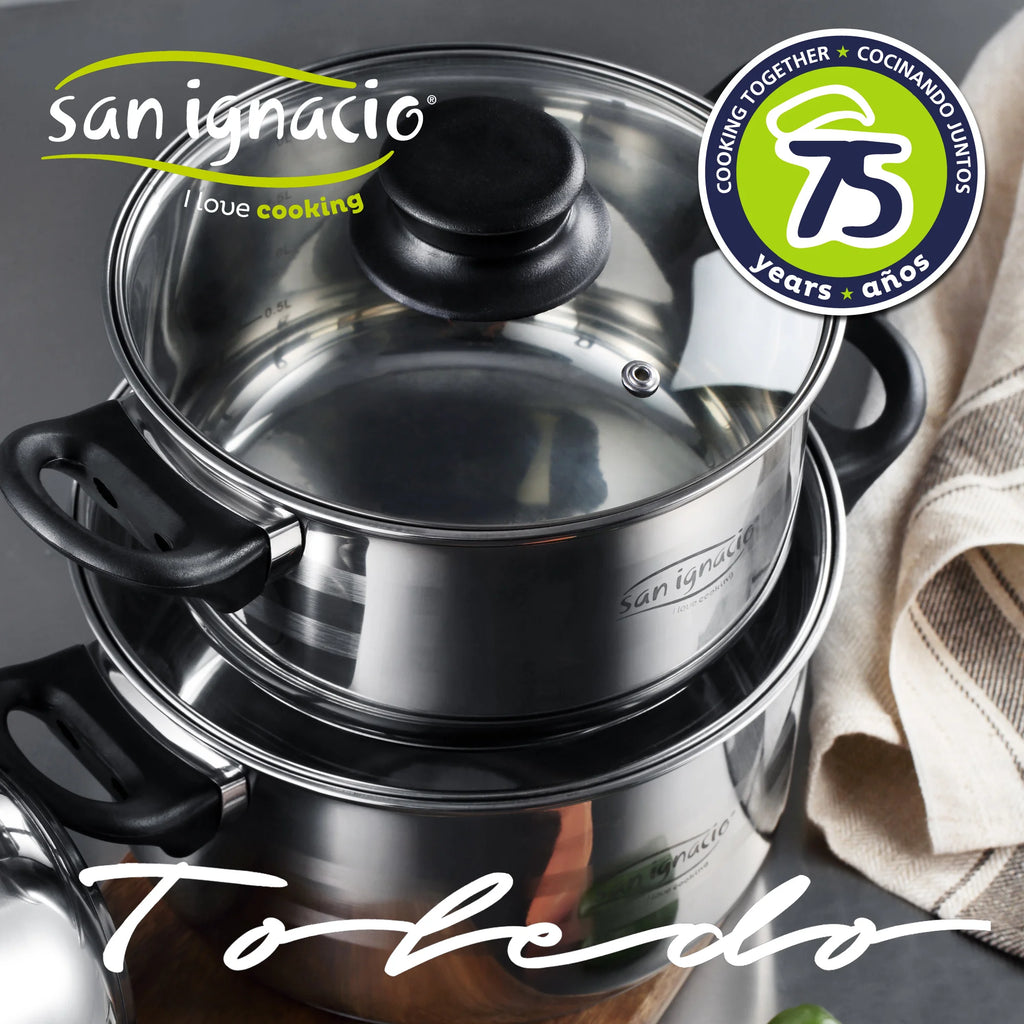 SAN IGNACIO Set: Pfannenset mit drei Pfannen + 8-teiliges Topfset