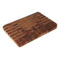 Teakholz-Schneidebrett mit 40x28x2 cm Maserung