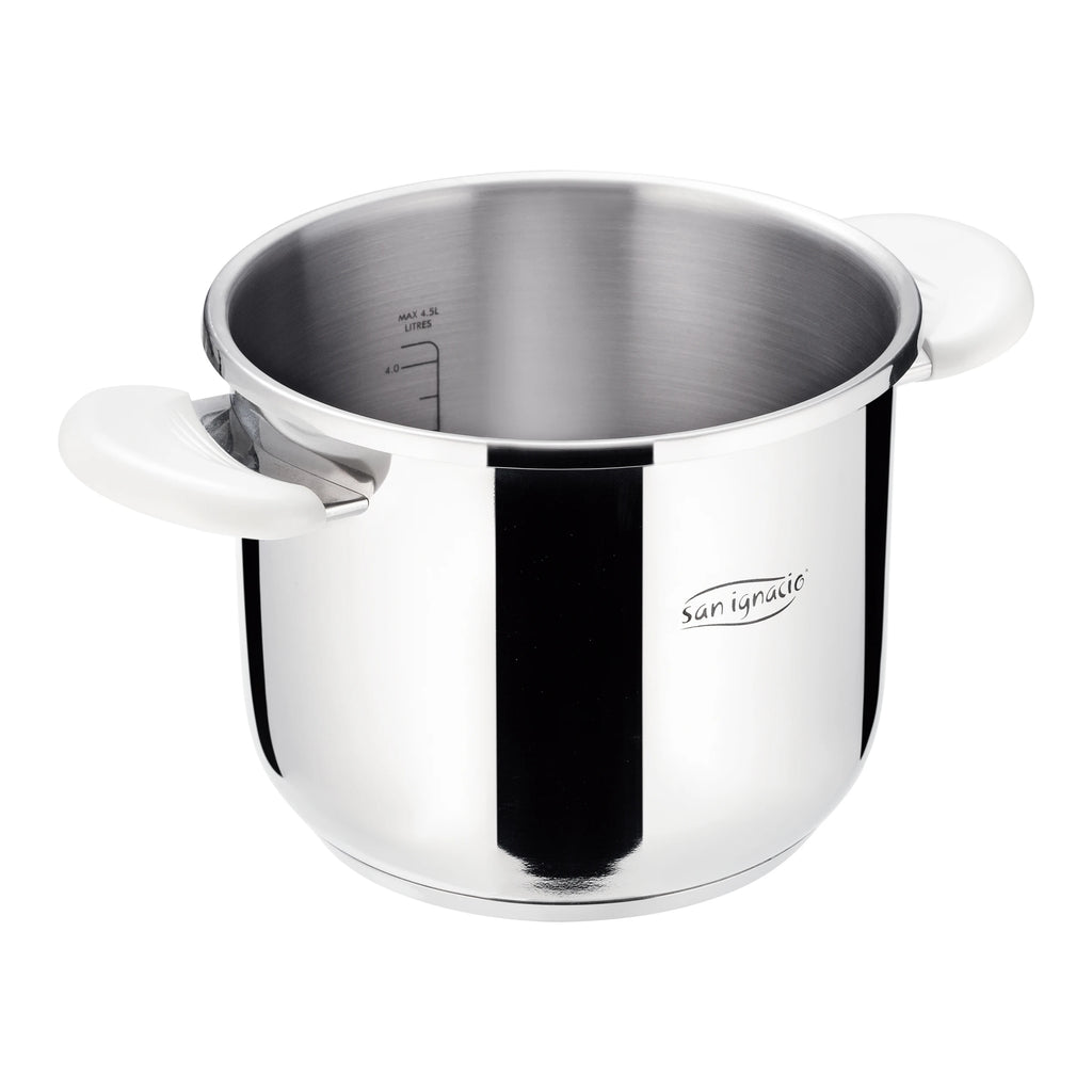 San Ignacio Schnellkochtopf 22 cm 6,5 L LIFECOOK Edelstahl - Schnellkochtopf - Zeitersparnis - Energieersparnis - Gesundes Kochen