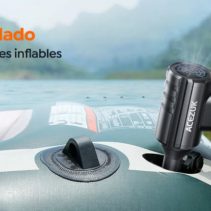 ACEZUK Soffiatore Elettrico per Polvere da 200000RPM, 4 Velocità, Ricaricabile con Batteria da 10500mAh, Soffiatore ad Aria Compressa per PC, Laptop, Tastiera, Auto