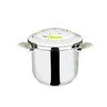 San Ignacio Schnellkochtopf 22 cm 6,5 L LIFECOOK Edelstahl - Schnellkochtopf - Zeitersparnis - Energieersparnis - Gesundes Kochen