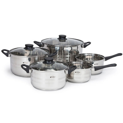 Set SAN IGNACIO: set di tre padelle + batterie di pentole da 8 pezzi