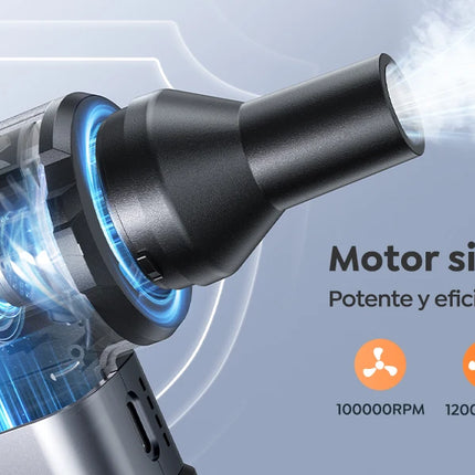 ACEZUK Soffiatore Elettrico per Polvere da 200000RPM, 4 Velocità, Ricaricabile con Batteria da 10500mAh, Soffiatore ad Aria Compressa per PC, Laptop, Tastiera, Auto