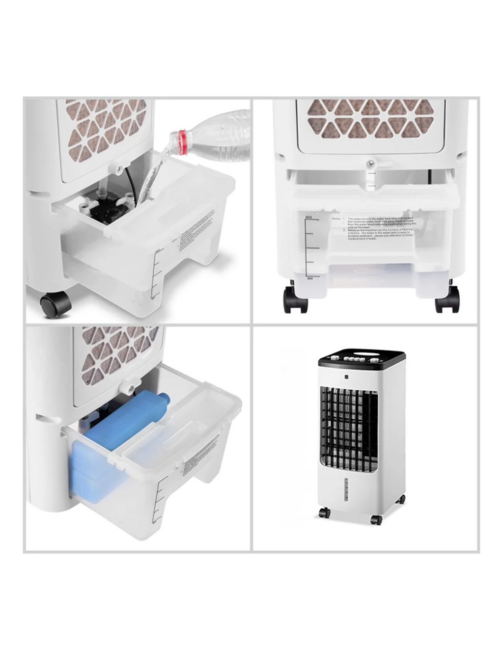 Mediawave Store Multifunktionslüfter 3 in 1: Kühler, Luftentfeuchter und Tragbar