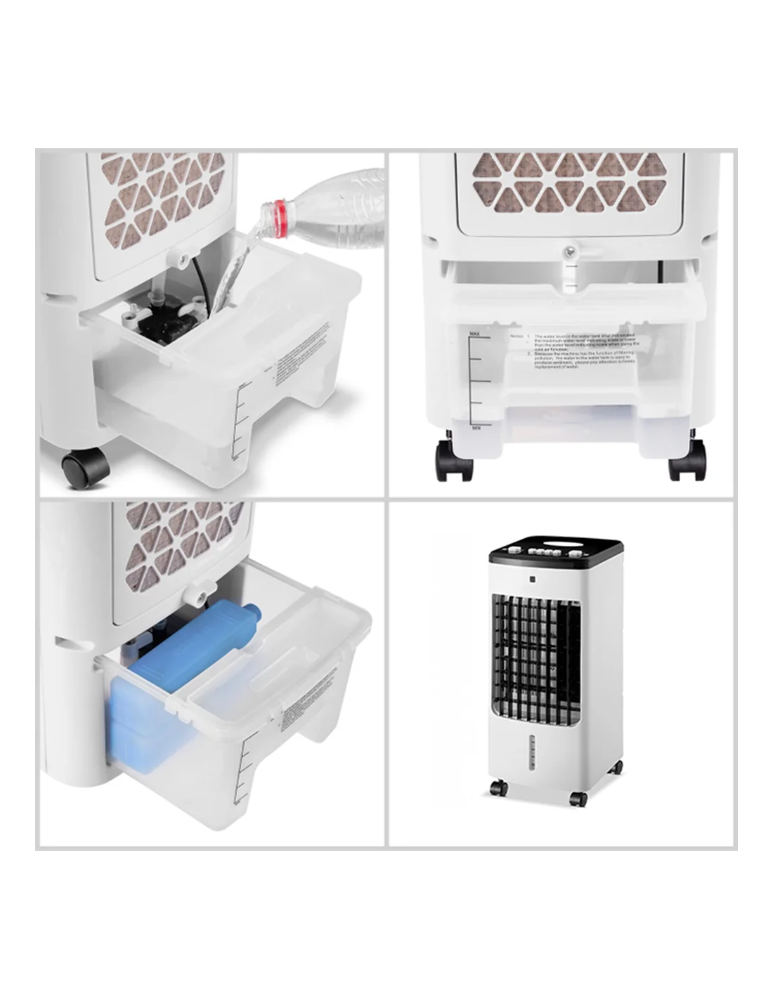 Mediawave Store Multifunktionslüfter 3 in 1: Kühler, Luftentfeuchter und Tragbar
