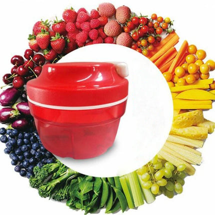 1 pezzo rosso di alta qualità nuovo Design ad alta velocità verdura frutta torsione trituratore tritacarne manuale tritacarne tritacarne