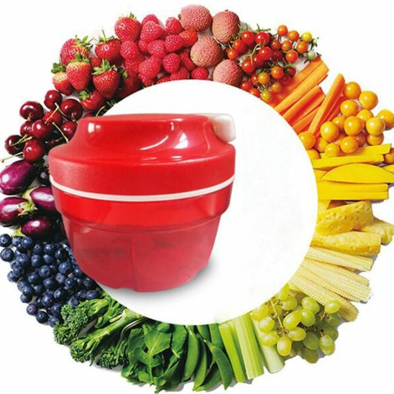1 pezzo rosso di alta qualità nuovo Design ad alta velocità verdura frutta torsione trituratore tritacarne manuale tritacarne tritacarne