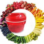 1 pezzo rosso di alta qualità nuovo Design ad alta velocità verdura frutta torsione trituratore tritacarne manuale tritacarne tritacarne