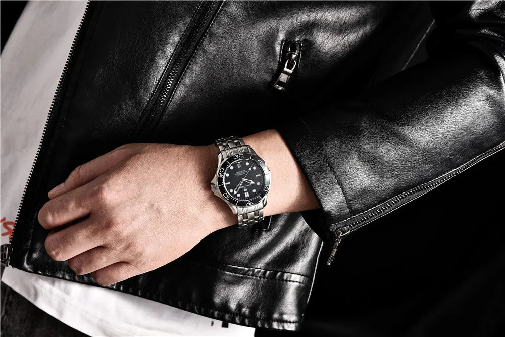 PAGANI DESIGN Orologio Automatico da Uomo PD-1685 Acciaio Inossidabile Zaffiro