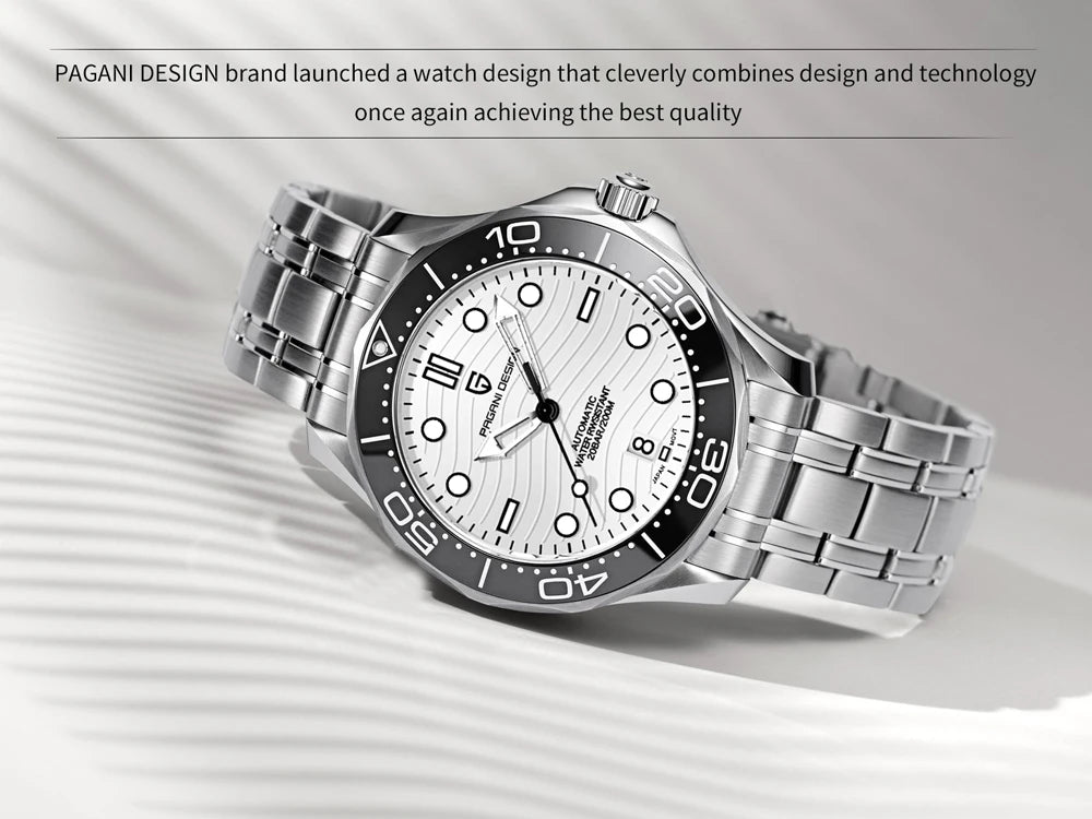 PAGANI DESIGN Orologio Automatico da Uomo PD-1685 Acciaio Inossidabile Zaffiro