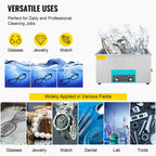 SucceBuy 3L 6L 10L 15L 22L 30L Elektrischer Ultraschallreiniger Tragbare Waschmaschine Ultraschall-Geschirrspüler für Zuhause und Büro