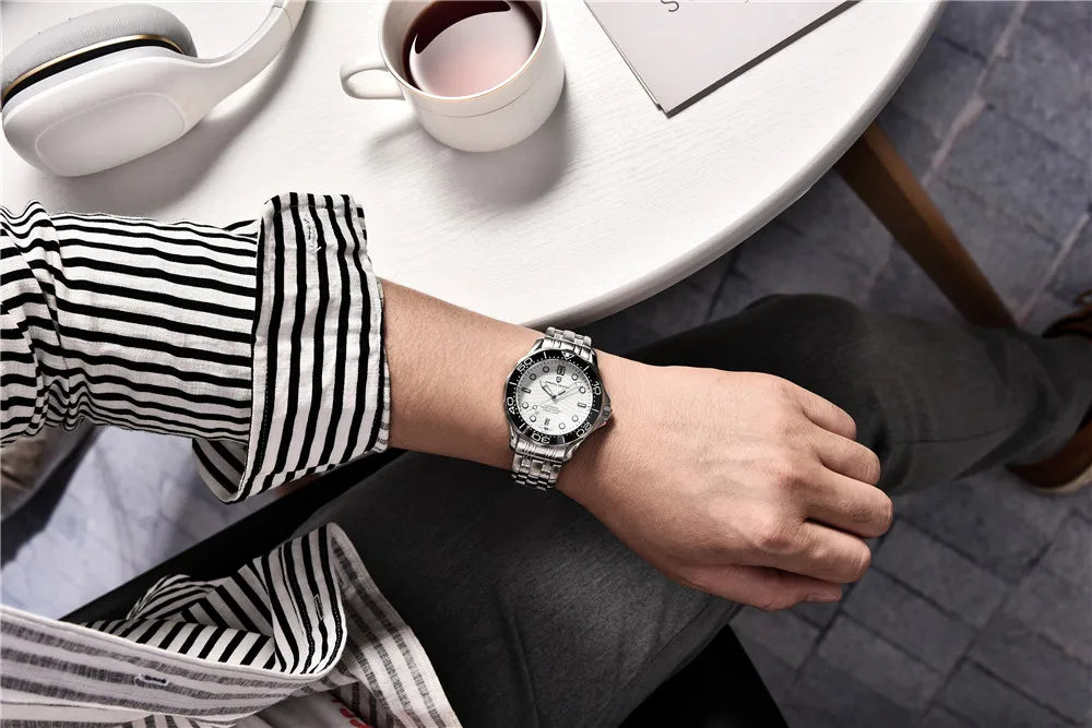 PAGANI DESIGN Orologio Automatico da Uomo PD-1685 Acciaio Inossidabile Zaffiro