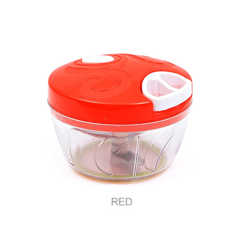 1 pezzo rosso di alta qualità nuovo Design ad alta velocità verdura frutta torsione trituratore tritacarne manuale tritacarne tritacarne