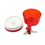 1 pezzo rosso di alta qualità nuovo Design ad alta velocità verdura frutta torsione trituratore tritacarne manuale tritacarne tritacarne