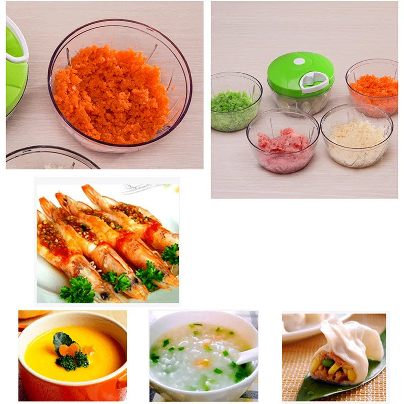 1 pezzo rosso di alta qualità nuovo Design ad alta velocità verdura frutta torsione trituratore tritacarne manuale tritacarne tritacarne