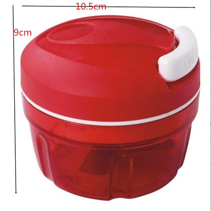 1 pezzo rosso di alta qualità nuovo Design ad alta velocità verdura frutta torsione trituratore tritacarne manuale tritacarne tritacarne