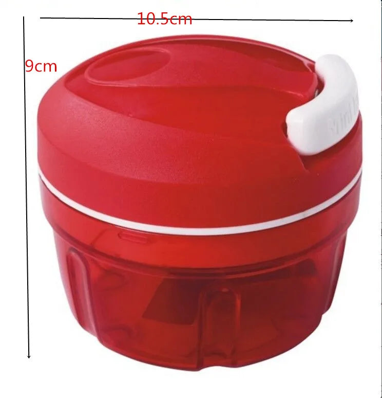1 pezzo rosso di alta qualità nuovo Design ad alta velocità verdura frutta torsione trituratore tritacarne manuale tritacarne tritacarne