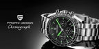 PAGANI DESIGN Orologio da Polso al Quarzo PD-1701-EU Cronografo VK63 Cassa Acciaio Inox Vetro Zaffiro 42mm