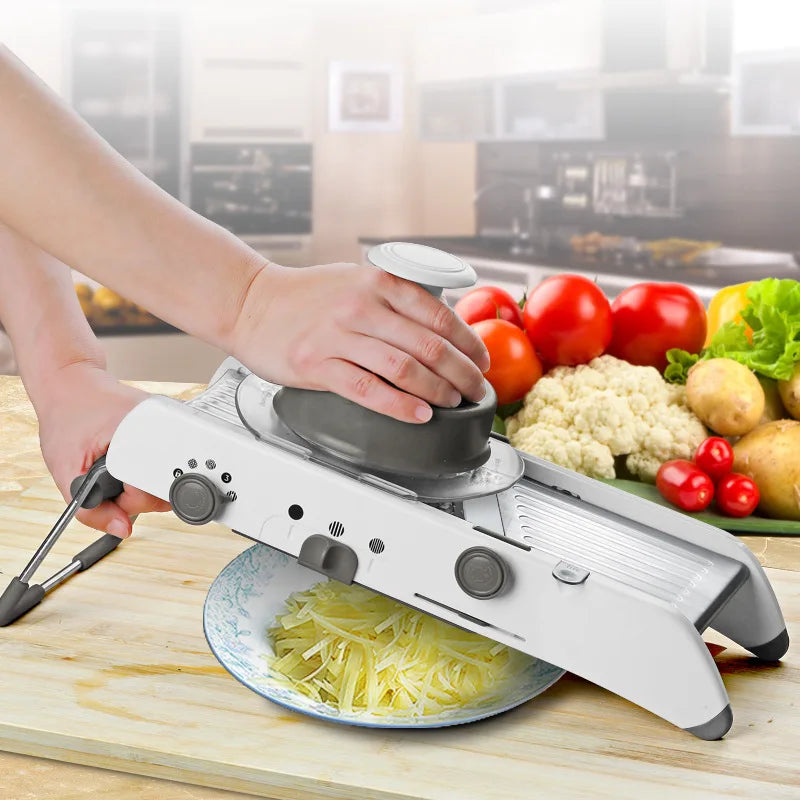 Super Küchenhelfer Gemüseschneider Slicer Reibe Salatassistent