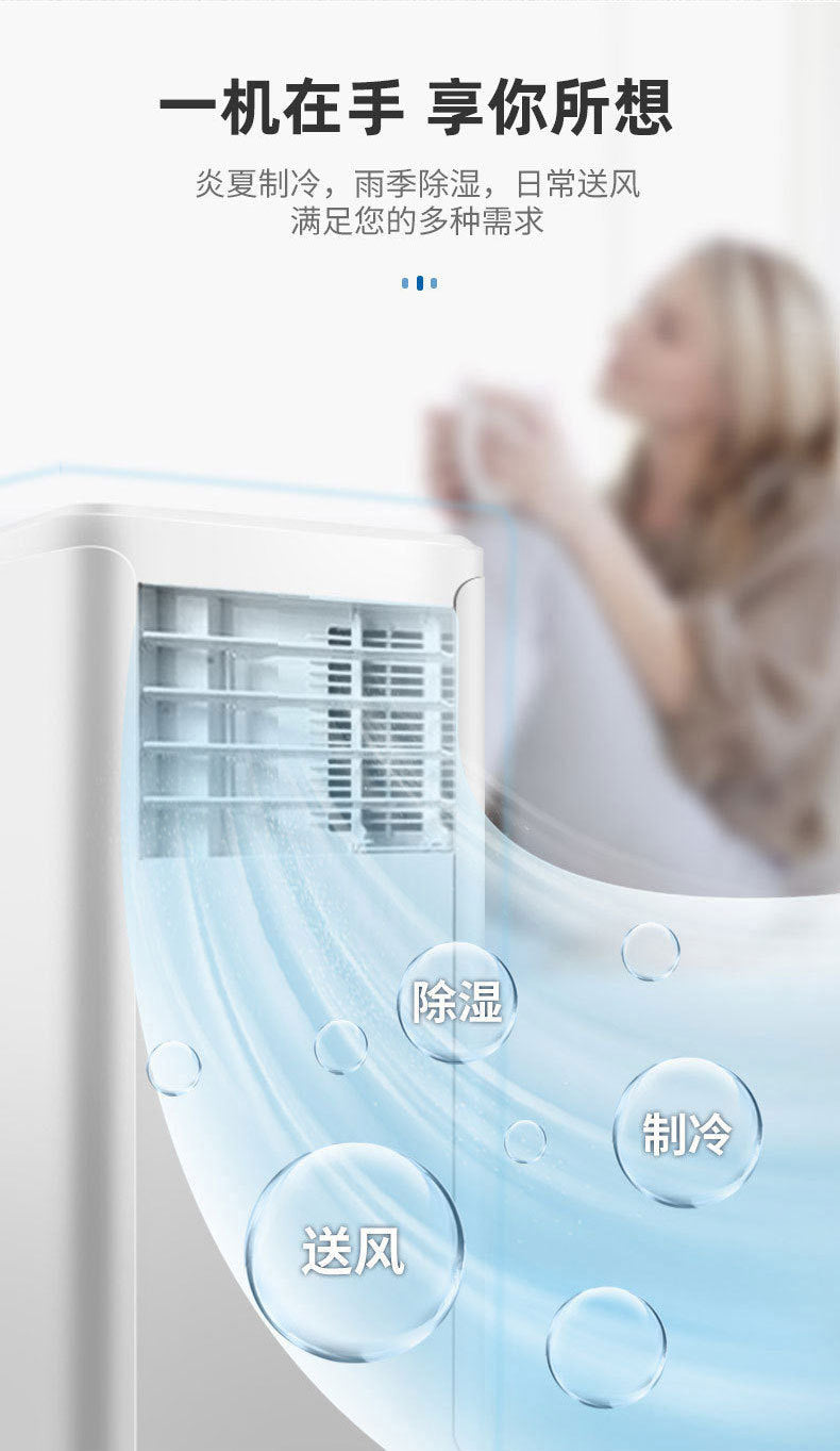 Condizionatore d'Aria Portatile 12000 BTU, Unità AC Mini Tutto-in-Uno, Efficiente dal Punto di Vista Energetico, Raffreddamento e Riscaldamento, Condizionatore d'Aria Compatto per Casa e Ufficio