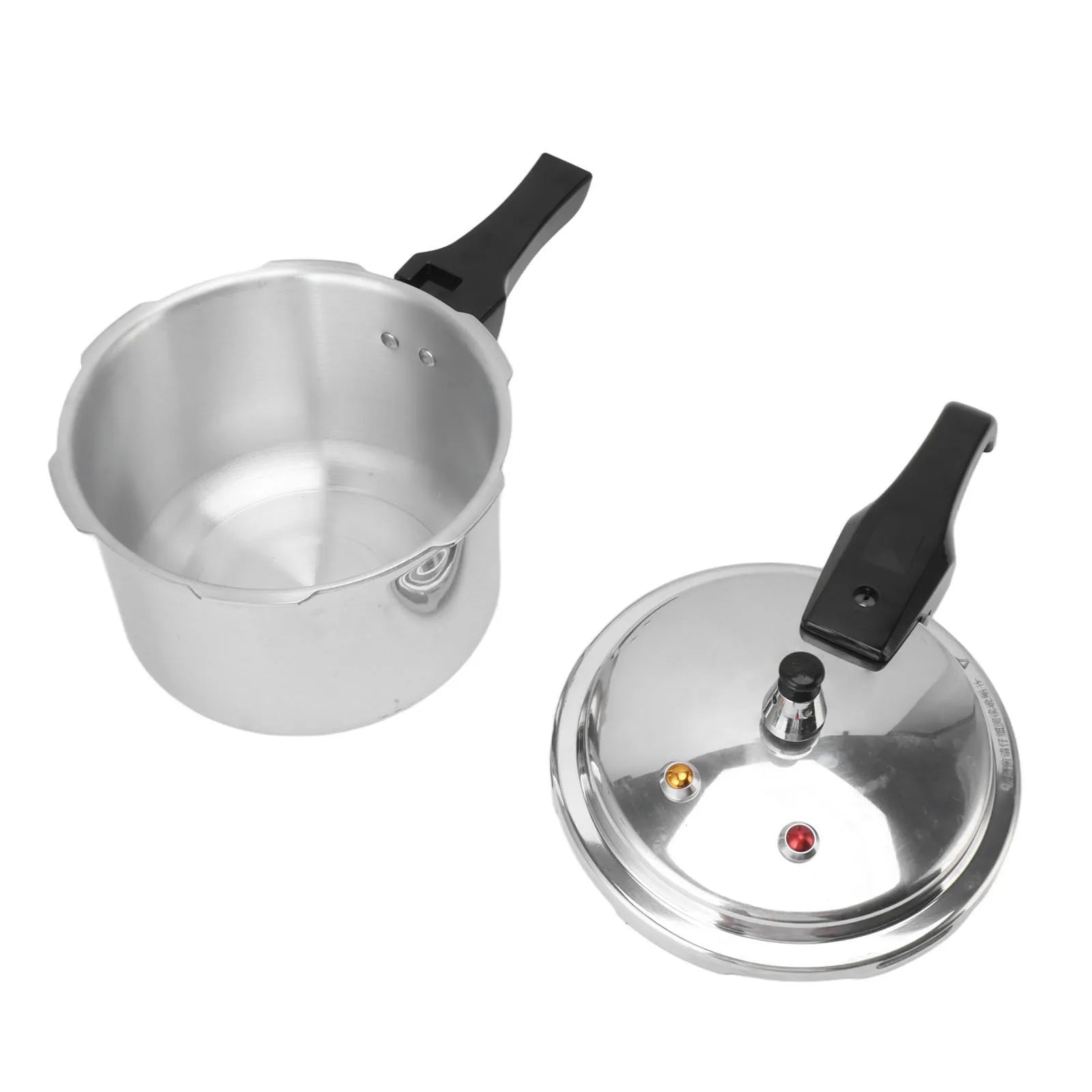 3-Liter-Aluminiumlegierung-Schnellkochtopf, 18 cm Mini-Schnellkochtopf mit 3-Liter-Boden für Gasherd, 3-Liter-Aluminiumlegierung-Schnellkochtopf