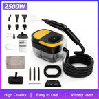 Podofo 2500W Handdampfreiniger, Klimaanlagenreinigungsmaschine mit 1,6L Tank, Hochdruck-Dampfreiniger, schnelle Aufheizung in 15s, 45 Minuten Dauerdampf, p