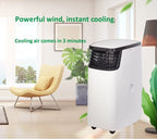 Condizionatore d'aria mobile da 15000 Btu con conversione di frequenza, silenzioso, solo raffreddamento, macchina all-in-one per uso domestico e commerciale